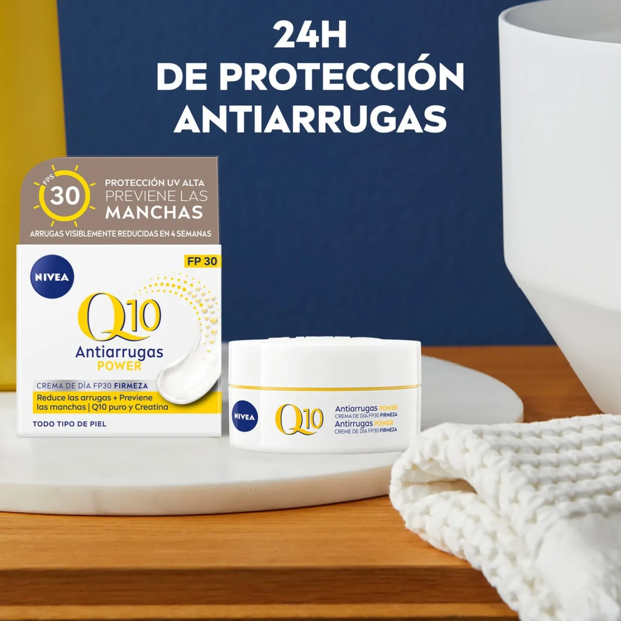 Q10 Power Crema de día Antiarrugas SPF30