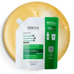 Refill Dercos Technique Champú Anticaspa para Cabello Normal o Graso