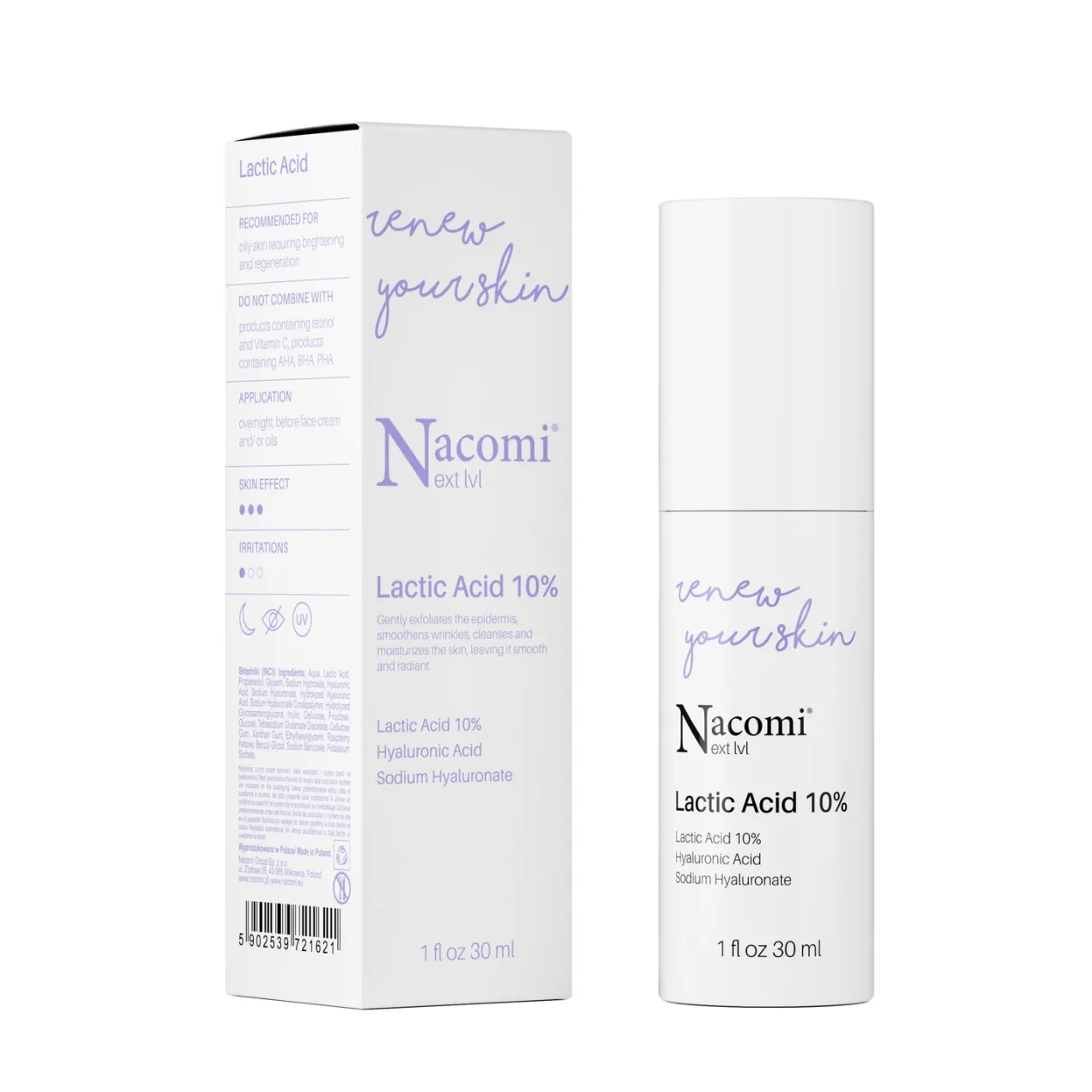 Renew Your Skin Serum Facial Ácido Láctico 10%