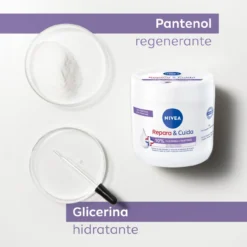 Repara & Cuida Glicerina y Pantenol Crema corporal Hidratante