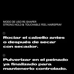 Reshaper Laca de Fijación Fuerte y Tacto Suave