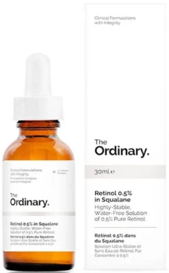 Retinol 0.5% en Escualeno Sérum Facial Antiedad