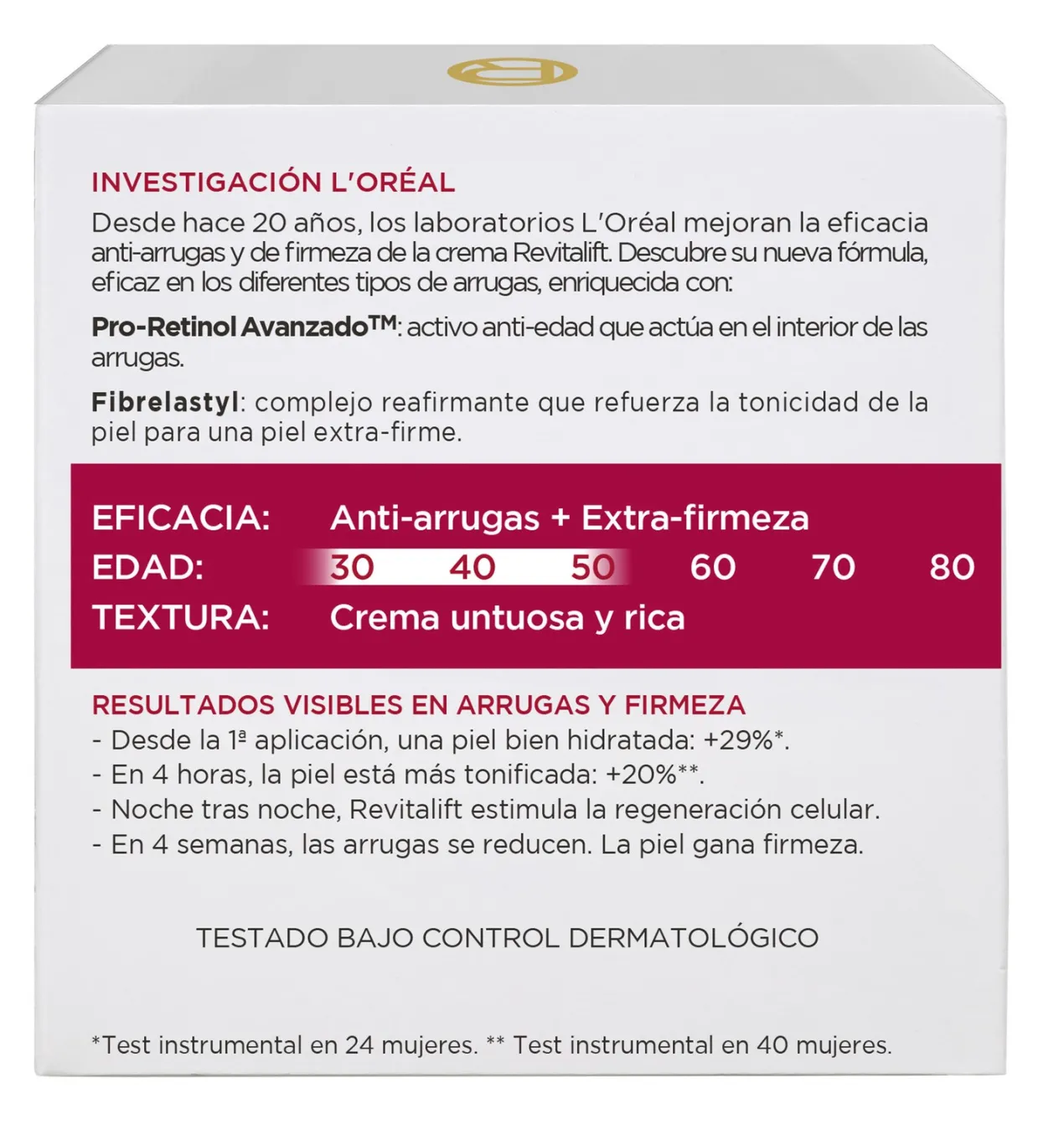 Revitalift Crema de Noche