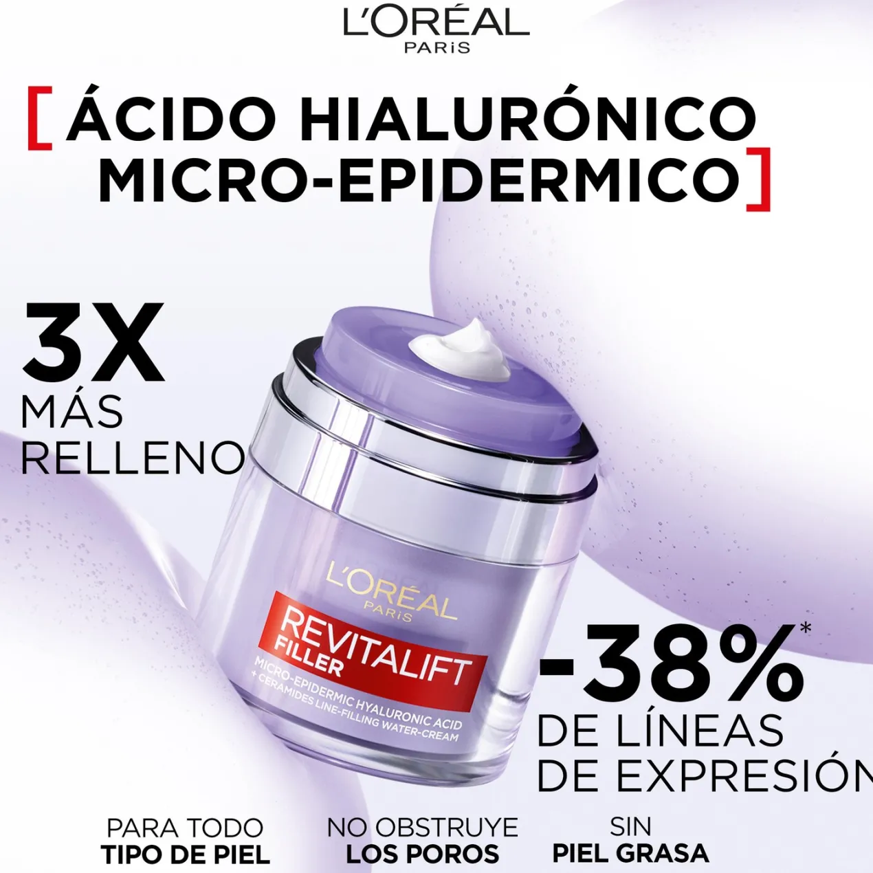 Revitalift Filler Gel Crema Rellenador con Ácido Hialurónico