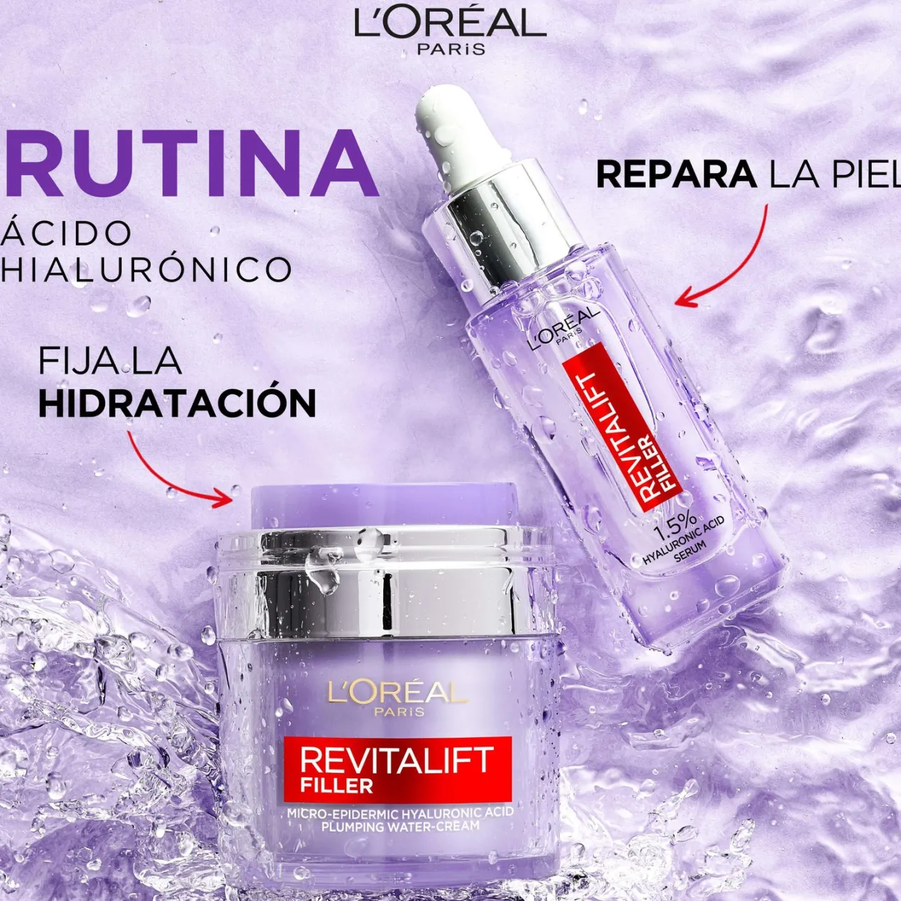 Revitalift Filler Gel Crema Rellenador con Ácido Hialurónico