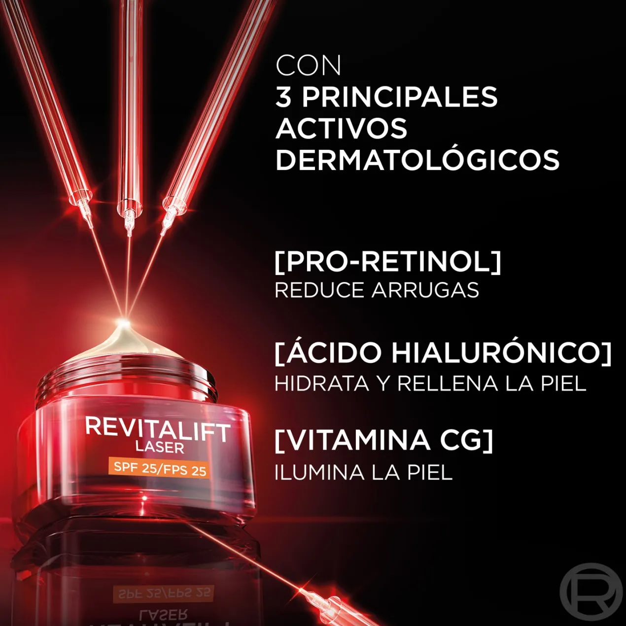 Revitalift Laser SPF 25 Antiedad Crema de Día