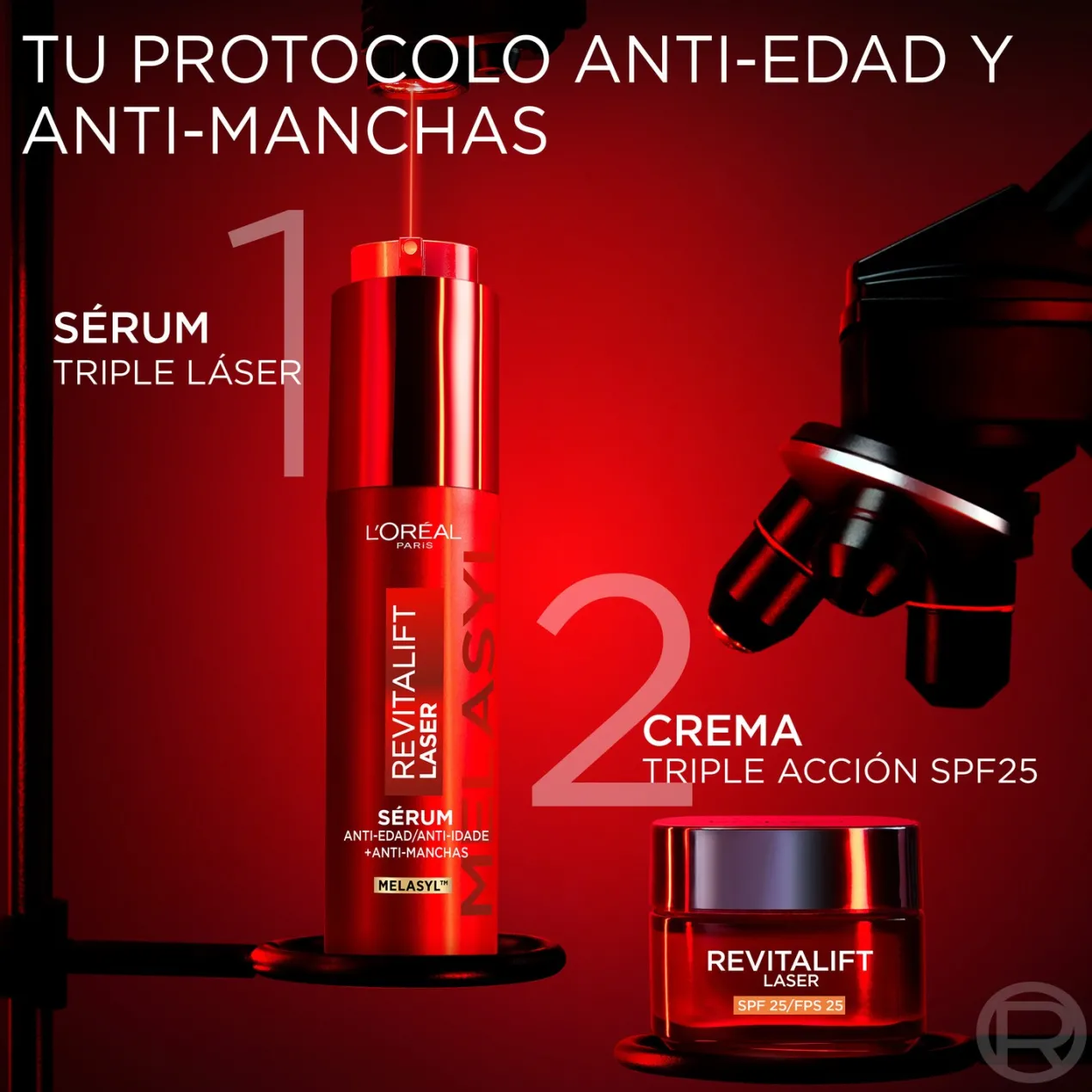 Revitalift Laser SPF 25 Antiedad Crema de Día