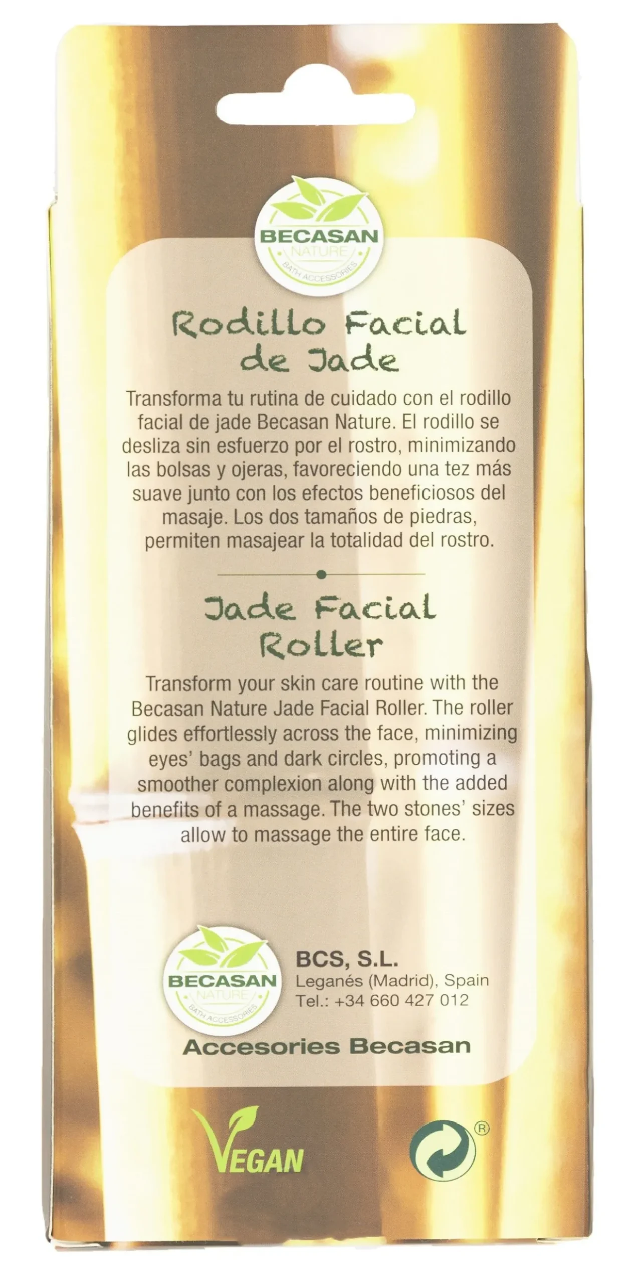 Rodillo Facial de Jade