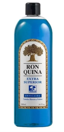 RonQuina Extra Superior Loción Anticaída Cabellos Blancos y Rubios