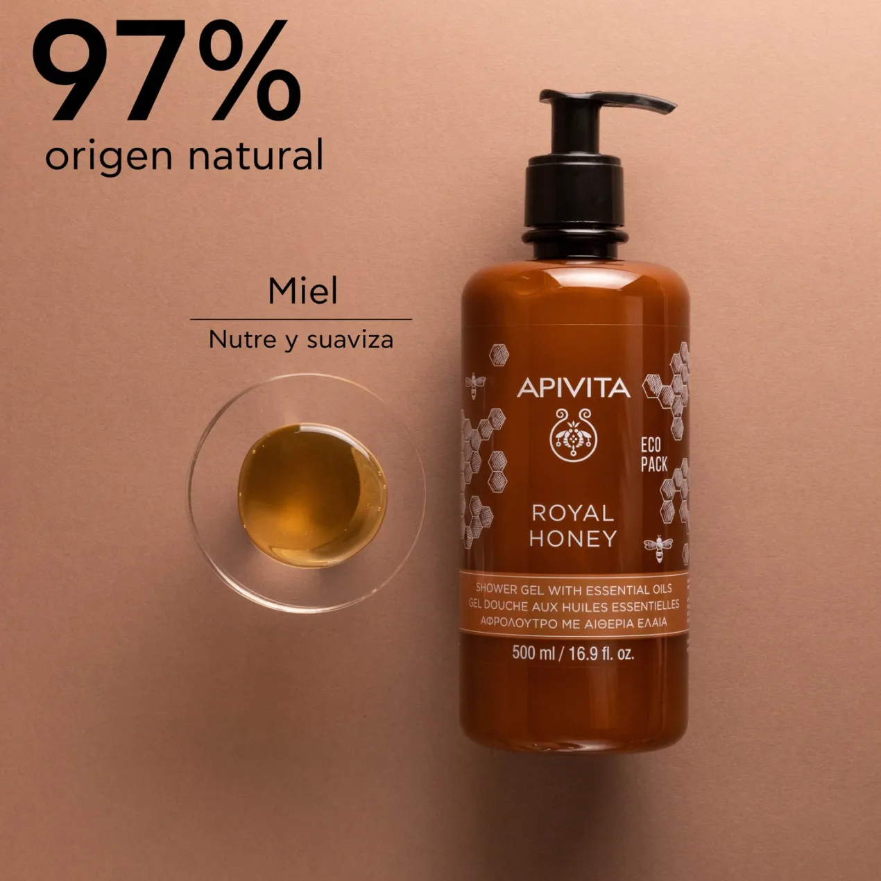 Royal Honey Gel de Baño con Aceites Esenciales