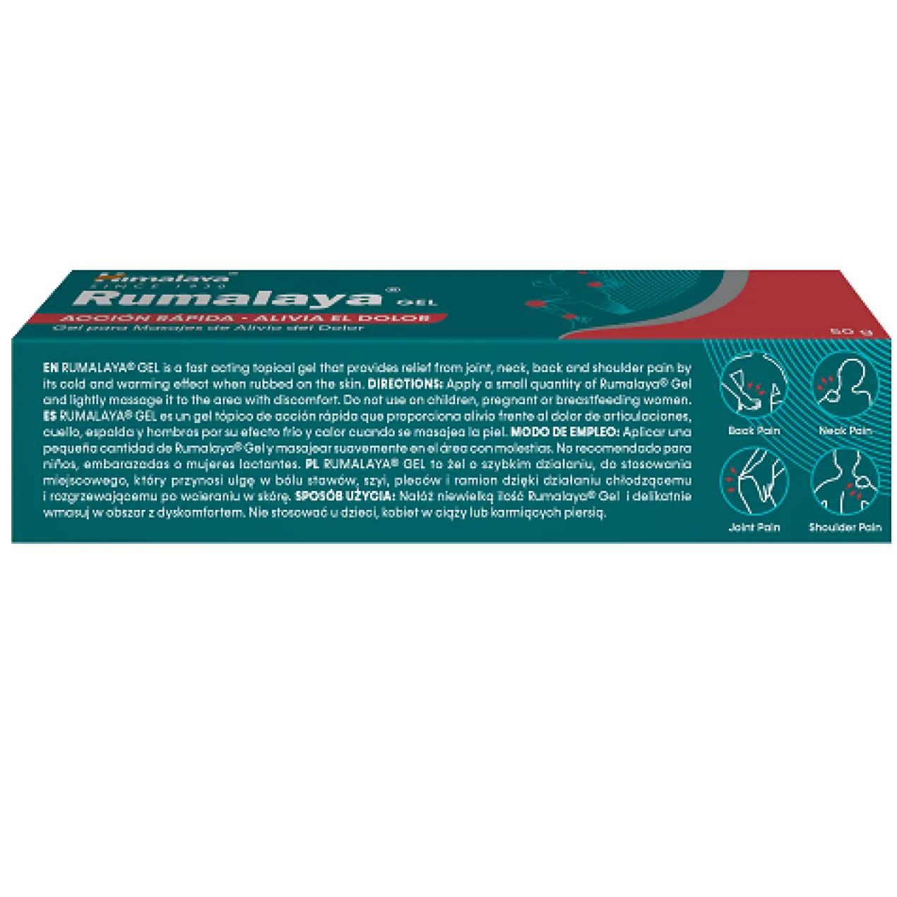Rumalaya Gel Para Masajes de Alivio del Dolor