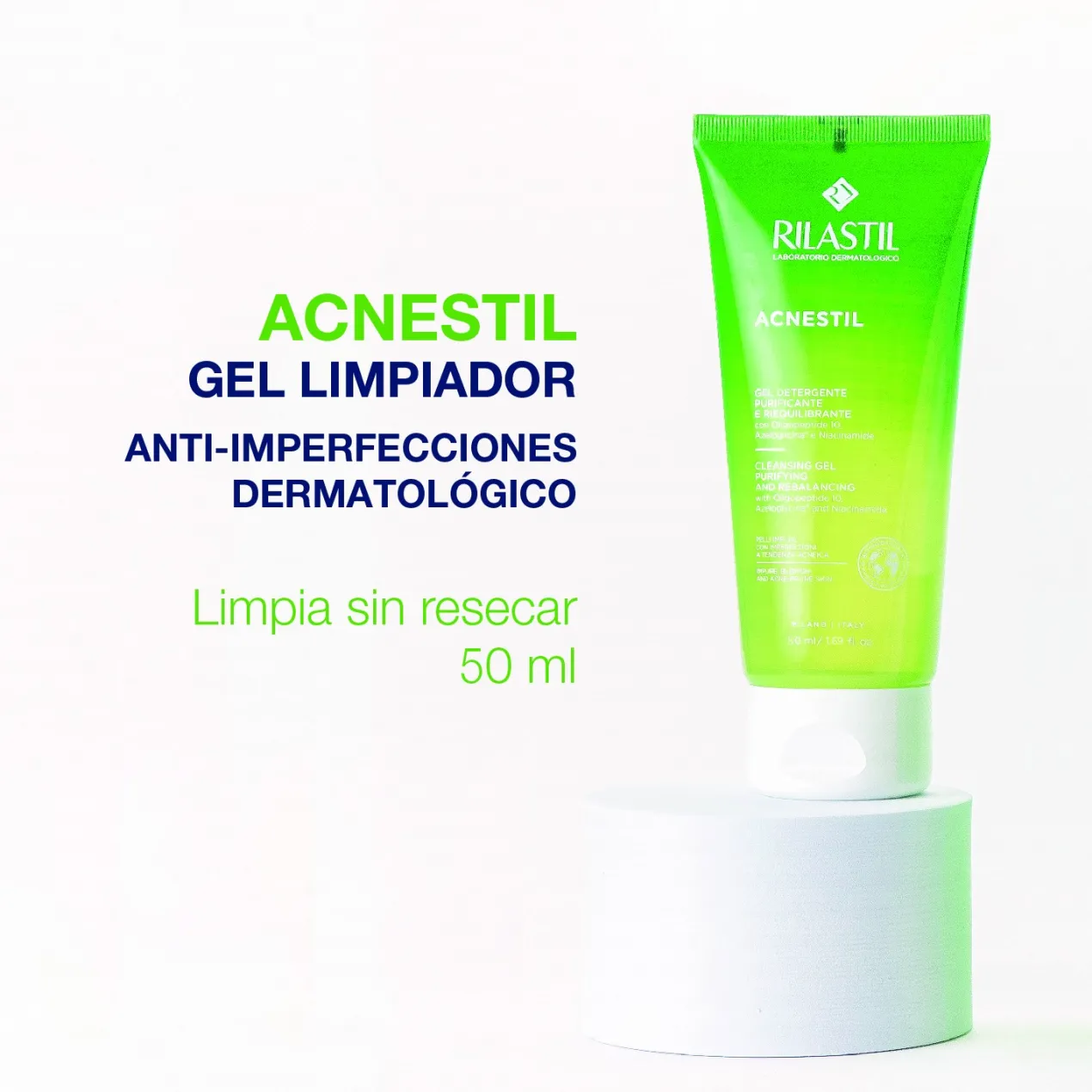 Rutina Acnestil Attiva Crema Antimperfecciones + Gel Limpiador