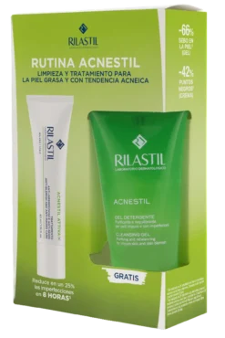 Rutina Acnestil Attiva Crema Antimperfecciones + Gel Limpiador