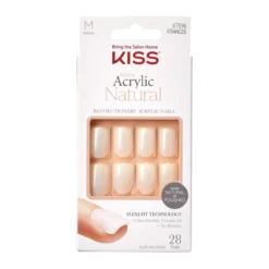 Salon Acrylic Natural Uñas Postizas