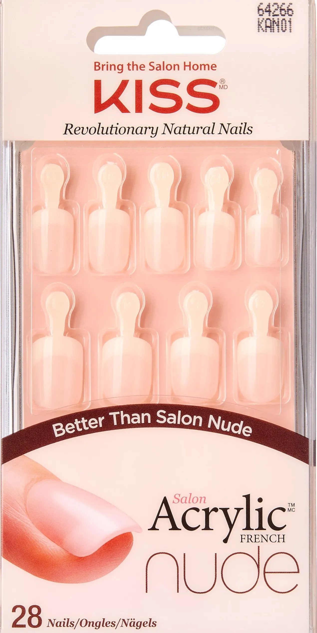 Salon Acrylic Nude Uñas Postizas