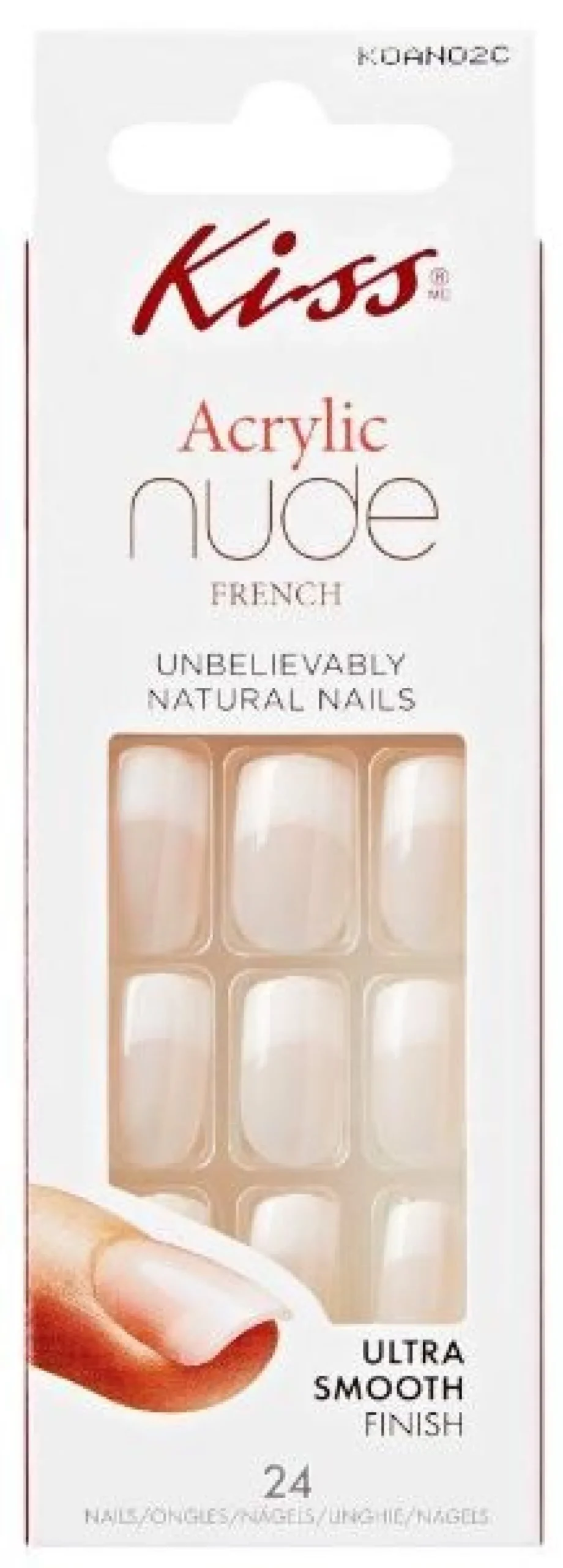 Salon Acrylic Nude Uñas Postizas