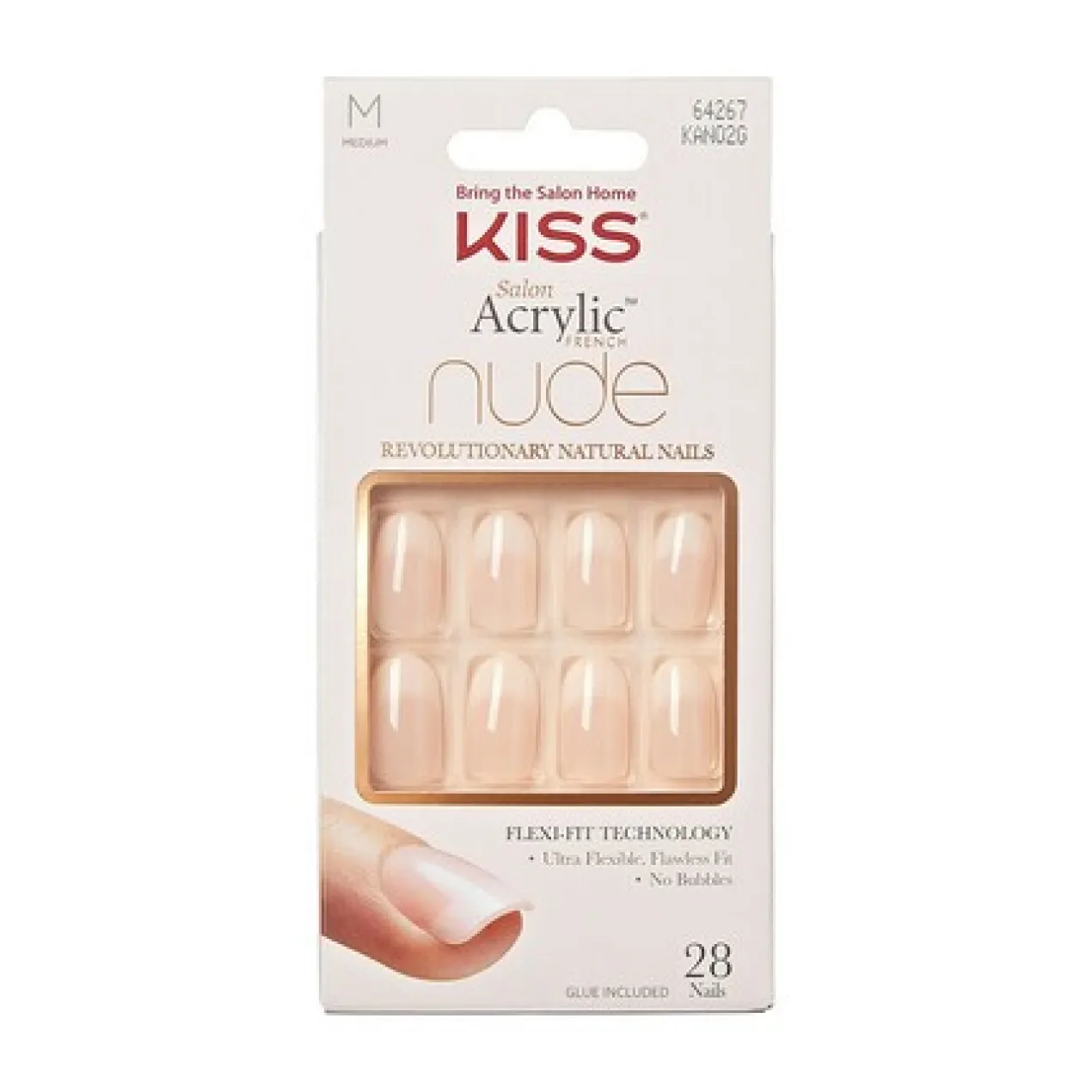 Salon Acrylic Nude Uñas Postizas