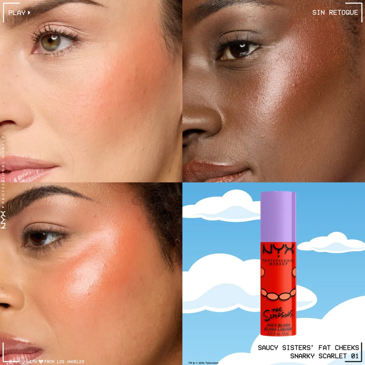 Saucy Sisters Colorete Líquido Snarky Scarlet