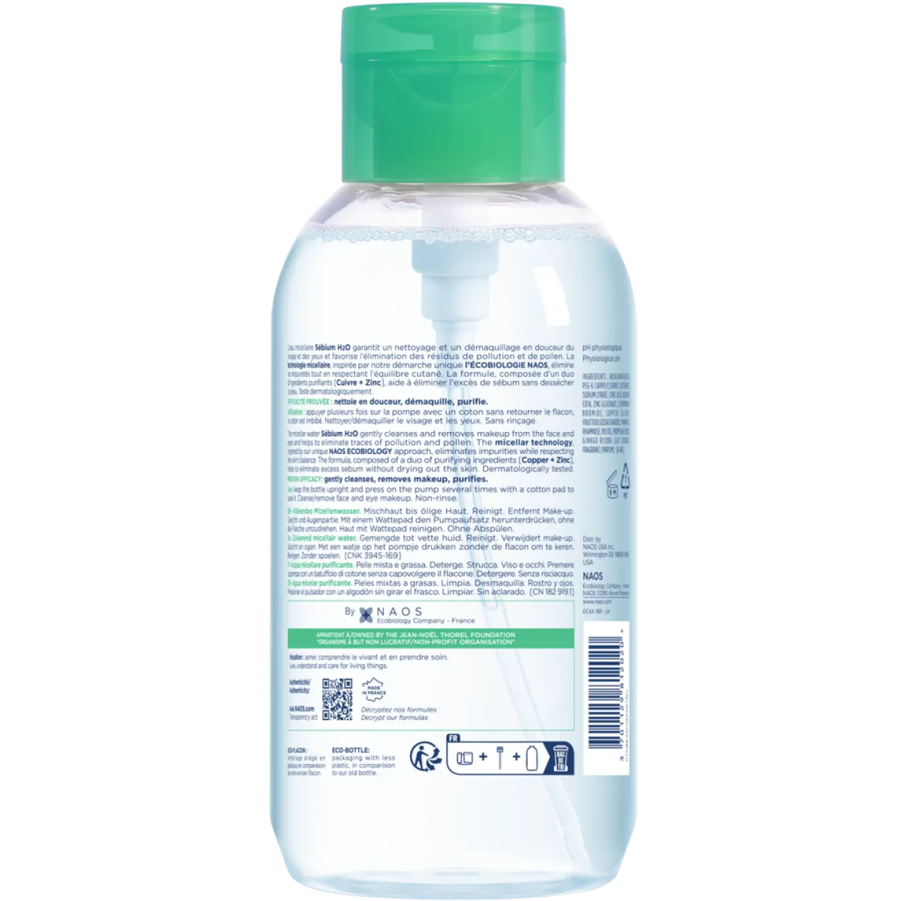 Sebium H20 Desmaquillante Bomba Inversa