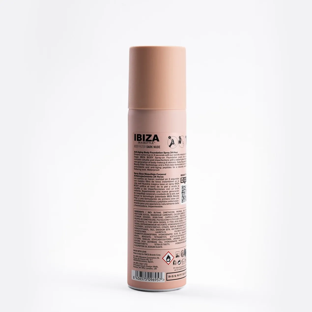 3-Sec Body Filter Dark Nude Piernas & Cuerpo