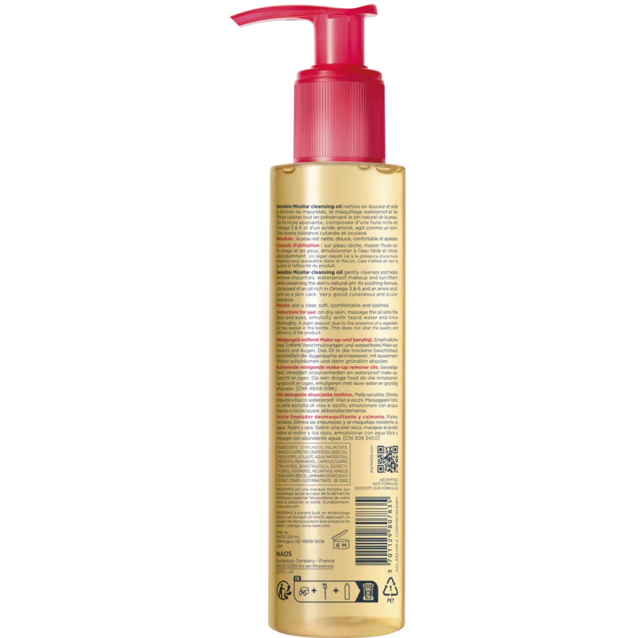 Sensibio Aceite Micelar Limpiador