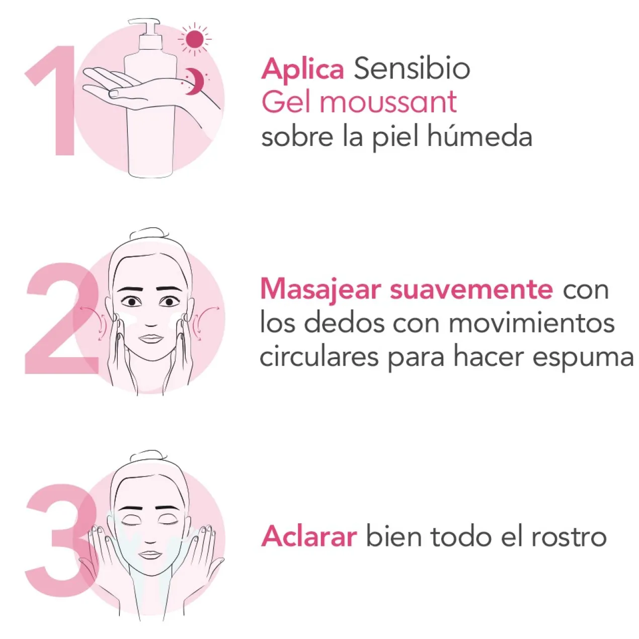 Sensibio Gel Moussant Gel Limpiador Facial