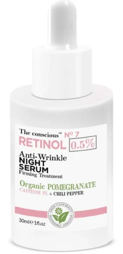 Serum Antiarrugas con Retinol 0.5% + Cafeína 3%