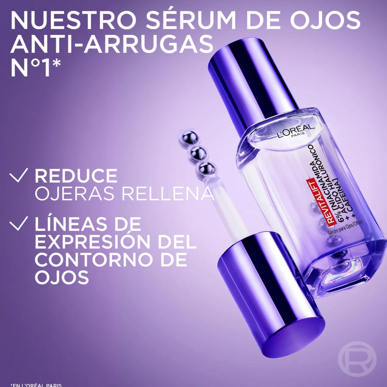 Serum Revitalift Filler 2,5 Ácido Hialurónico + Cafeína