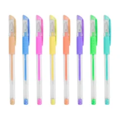 Set 8 Bolígrafos Gel de Colores Pastel