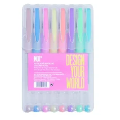Set 8 Bolígrafos Gel de Colores Pastel
