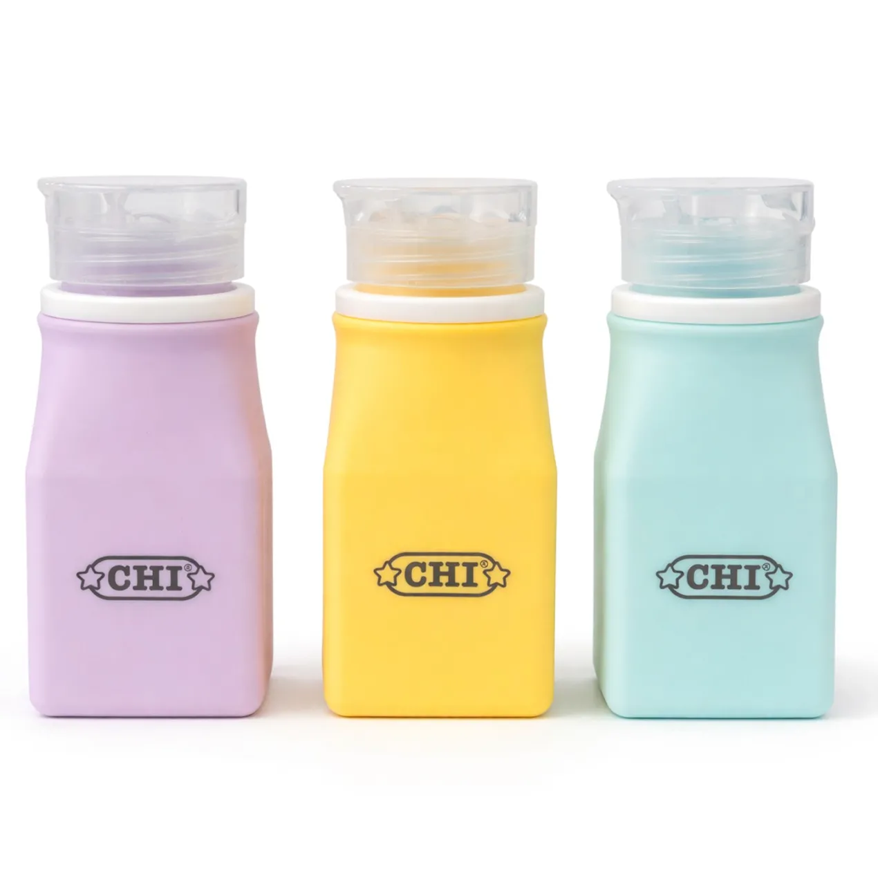 Set 3 Botes de Viaje Pastel Square 100ML