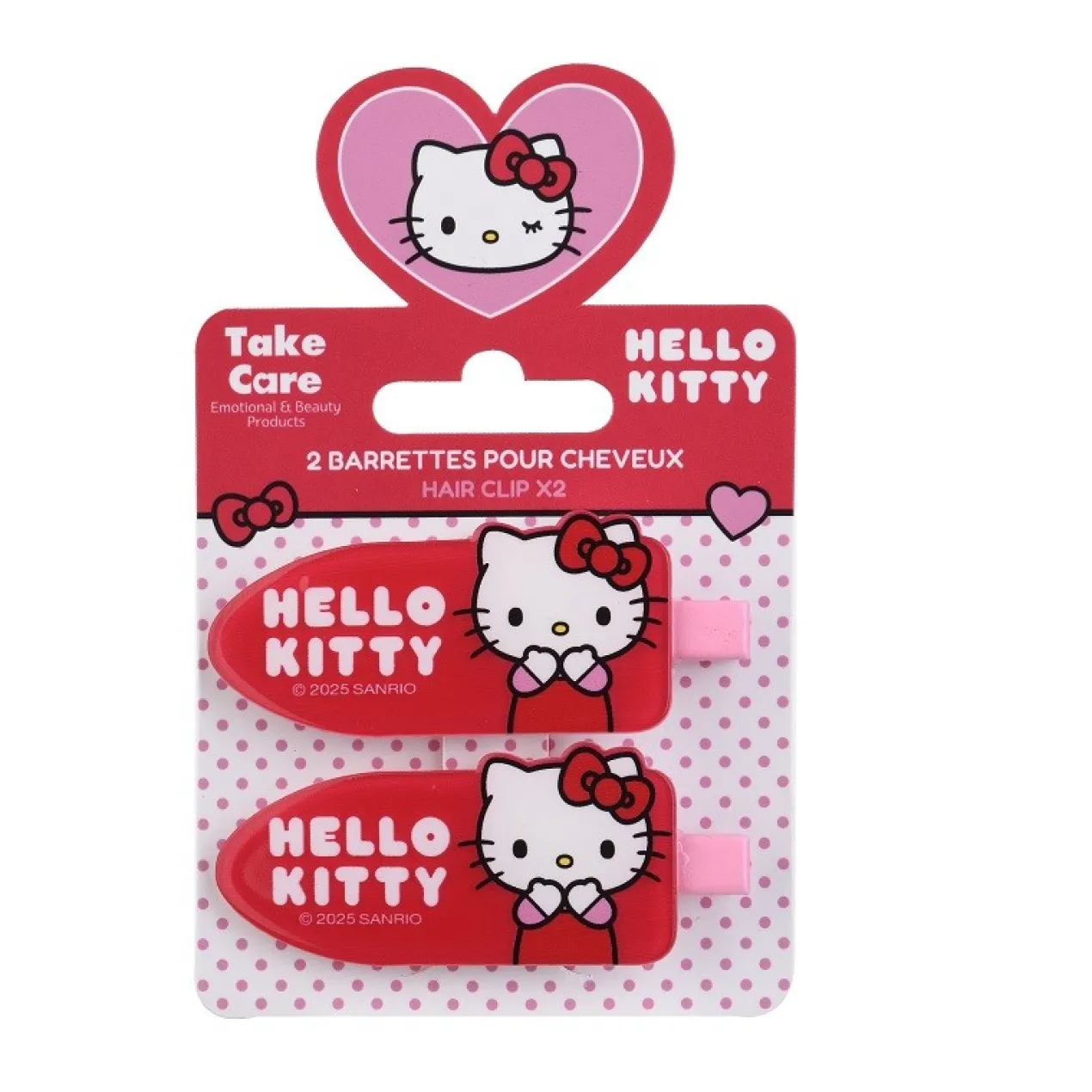 Set 2 Clips Para El Pelo Hello Kitty