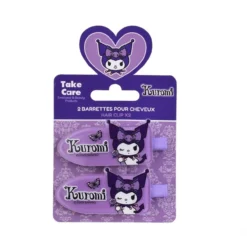 Set 2 Clips Para El Pelo Kuromi