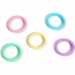 Set 5 Gomas de Pelo Relieve