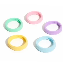 Set 5 Gomas de Pelo Suaves Textura