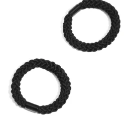 Set 2 Gomas de Pelo Trenzadas