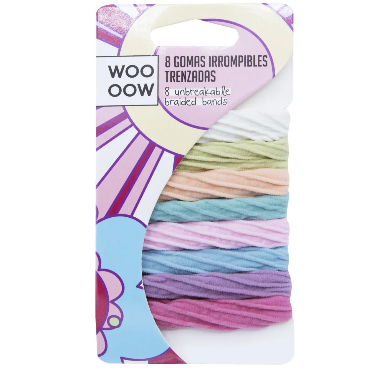 Set 8 Gomas Irrompibles Trenzadas