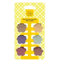 Set 6 Mini Pinzas Flor