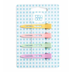 Set 4 Pinzas de Pelo Pastel