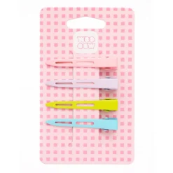 Set 4 Pinzas de Pelo Pastel