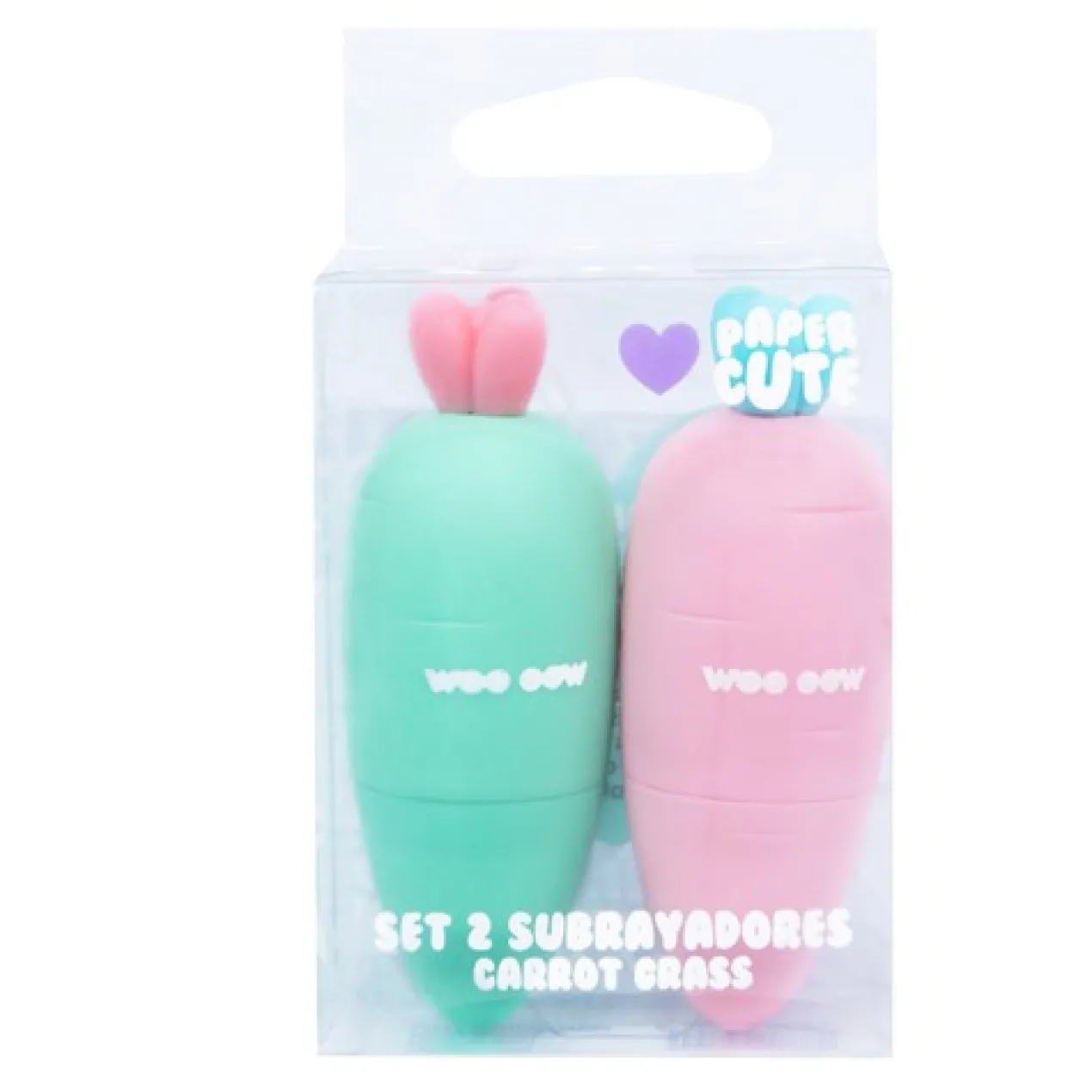 Set 2 Subrayadores Carrot