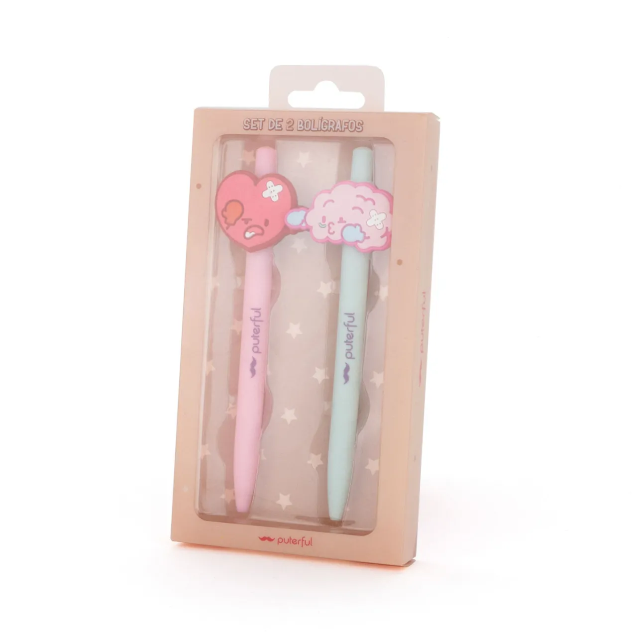 Set Bolígrafos Corazón y Cerebro