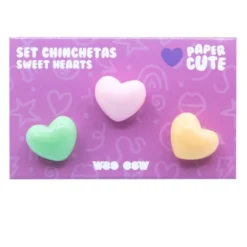 Set Chinchetas Hearts