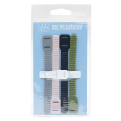 Set de 4 Bridas Reutilizables
