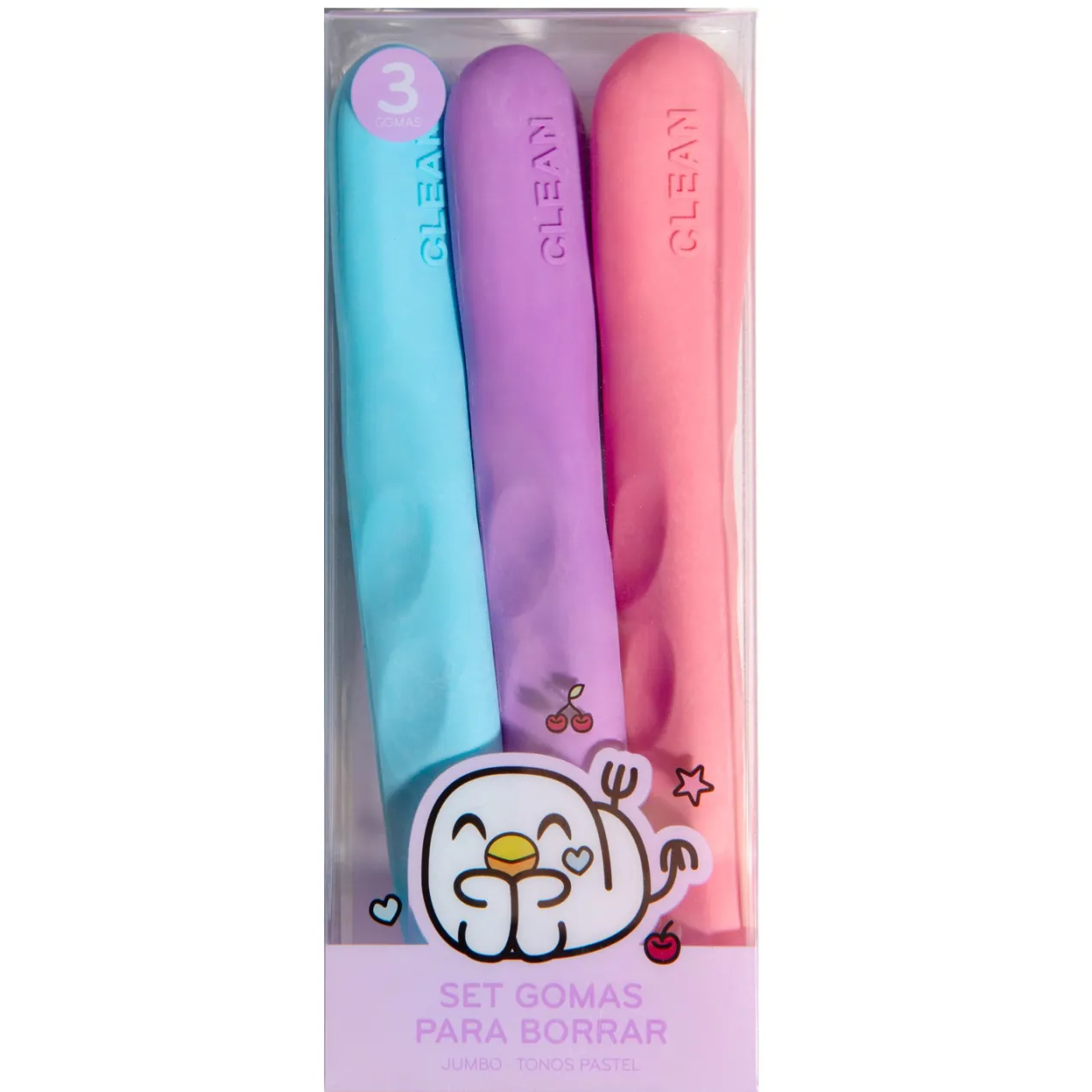 Set de Gomas Para Borrar Jumbo