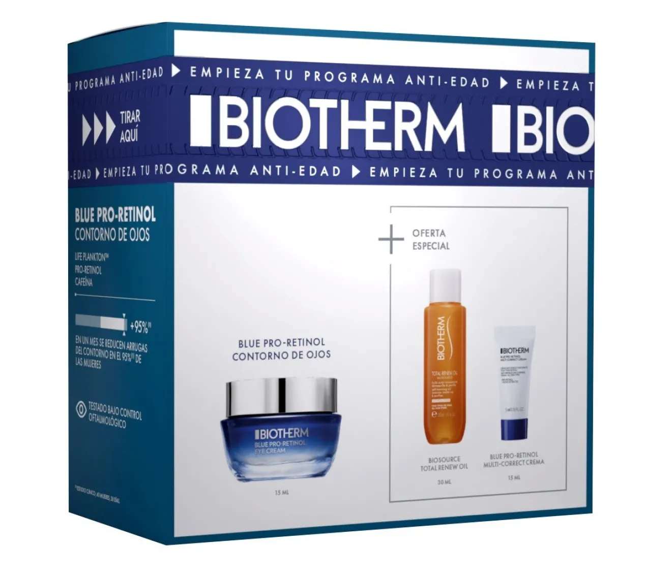 Set Blue Pro-Retinol para el Cuidado del Contorno de Ojos
