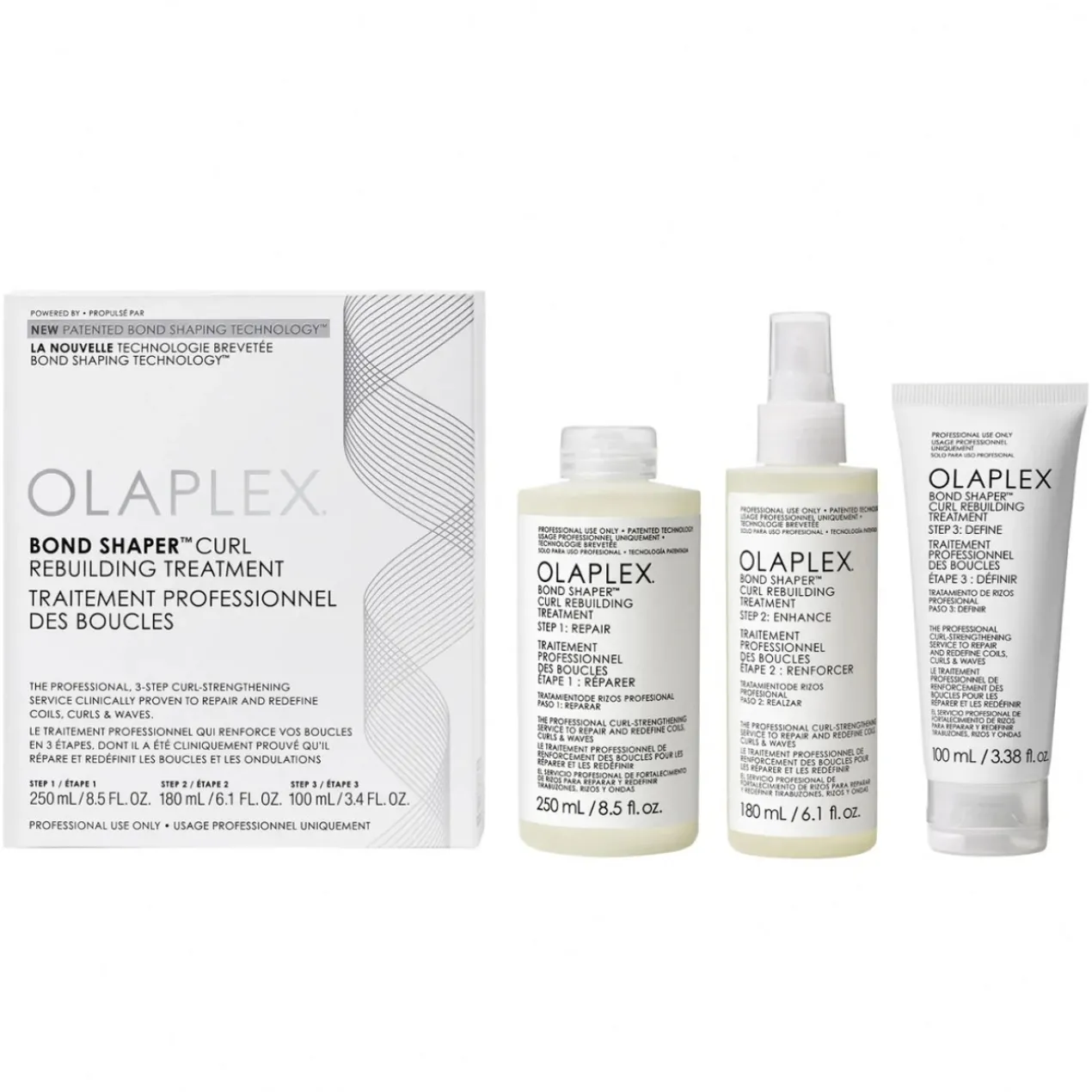 Set Bond Shaper Tratamiento para Cabello Rizado