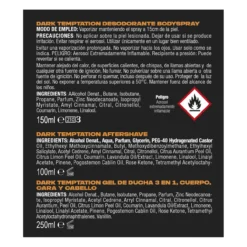 Set Dark Temptation para Hombres