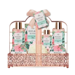 Set de Baño Rosas