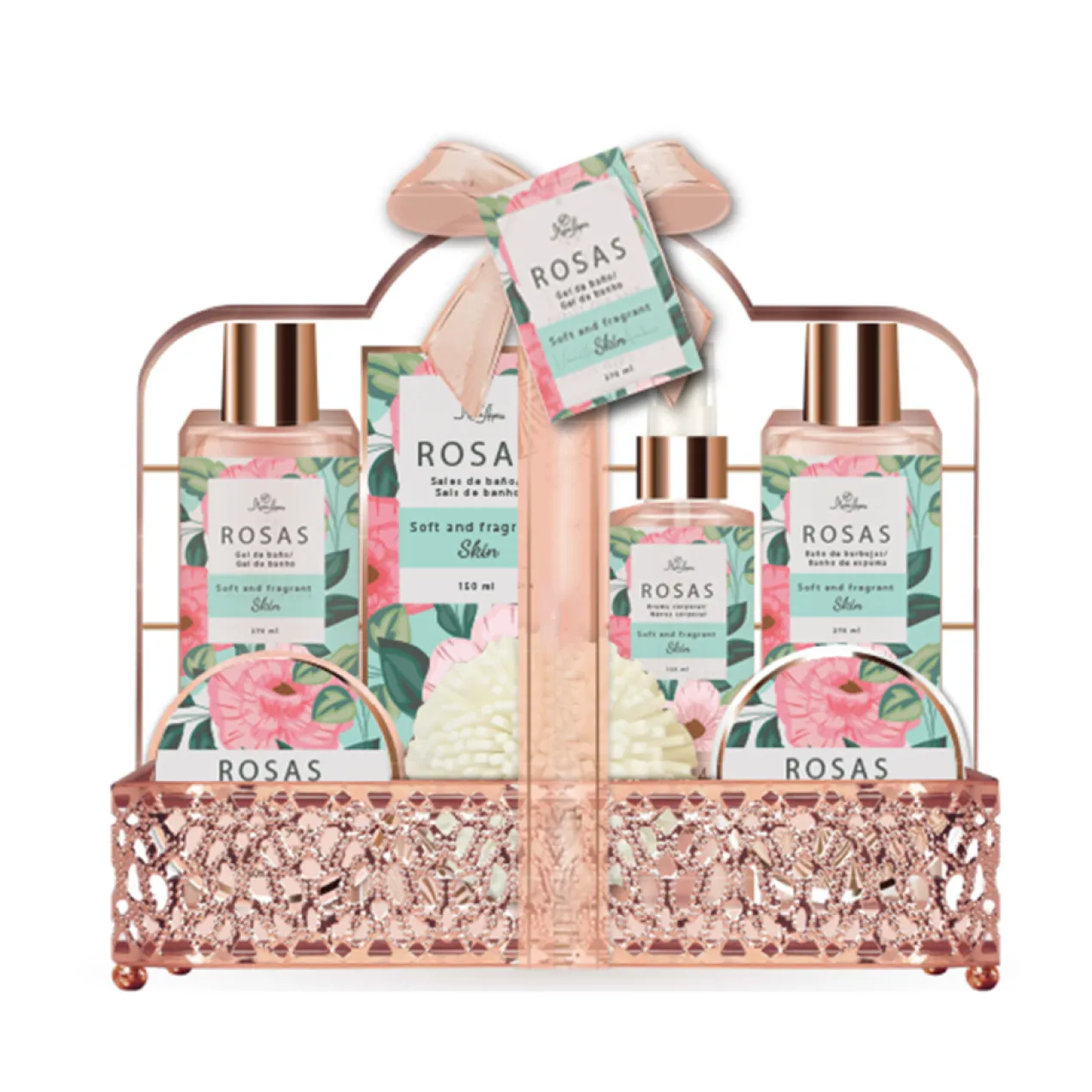Set de Baño Rosas
